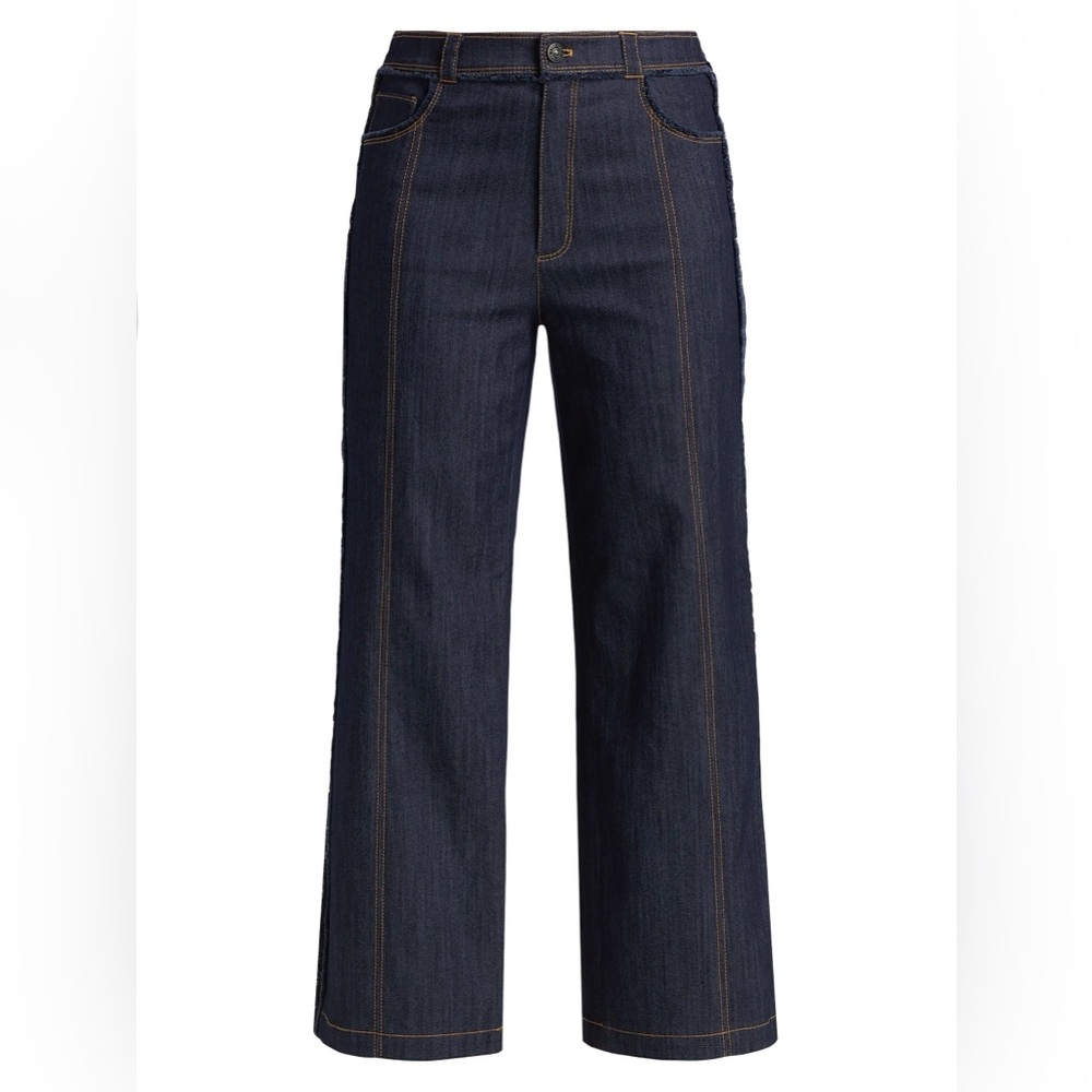 Cinq à Sept Indigo Francine Cropped Jeans